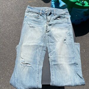 American Eagle Outfitters Light Blue Flare Jeans